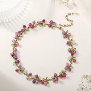 Juicy Purple Berry Necklace - Originally The Best Gift for Women, Inspired by Nature