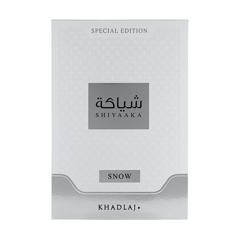 Khadlaj Shiyaaka Snow for Men Eau de Parfum Spray, 3.4 Ounce 2