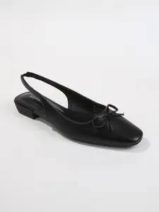 Natasha Dainty Bow Slingback Flats