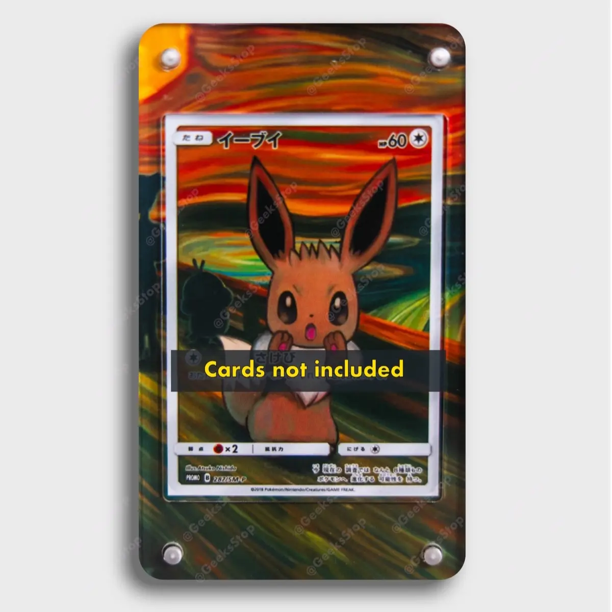 Eevee The Scream Promo Custom Extended Art Card Holder