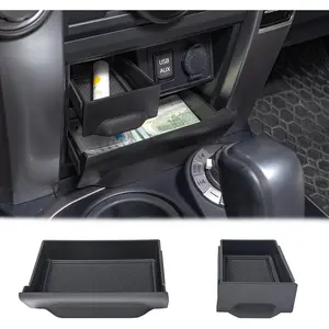Storage Drawer Compatible with Toyota 4Runner Accessories 2014-2022 2023 2024 Center Console Organizer Storage Cubby Box Interior Accessories