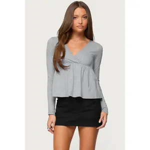 Kenzie Long Sleeve Babydoll Top