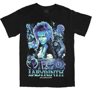 LABYRINTH - STONE MAZE - T-SHIRT, Movie Shirt, Fashion Cotton, Full Colors, Full Sizes, For Men, For Women