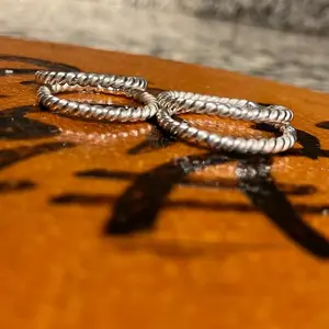 Fine Silver Tensor rings (stackable-16 gauge-.999)