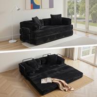 Black Plush Corduroy