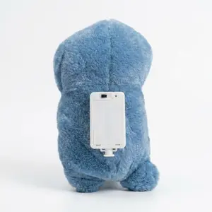 New Soothing Music Doll Breathing Toy Companion Sleep Plush Electronic Pet Teddy Bear with Realistic Breathing Action & Lighted Music Gift Children Gift  Electronic Pet Companion