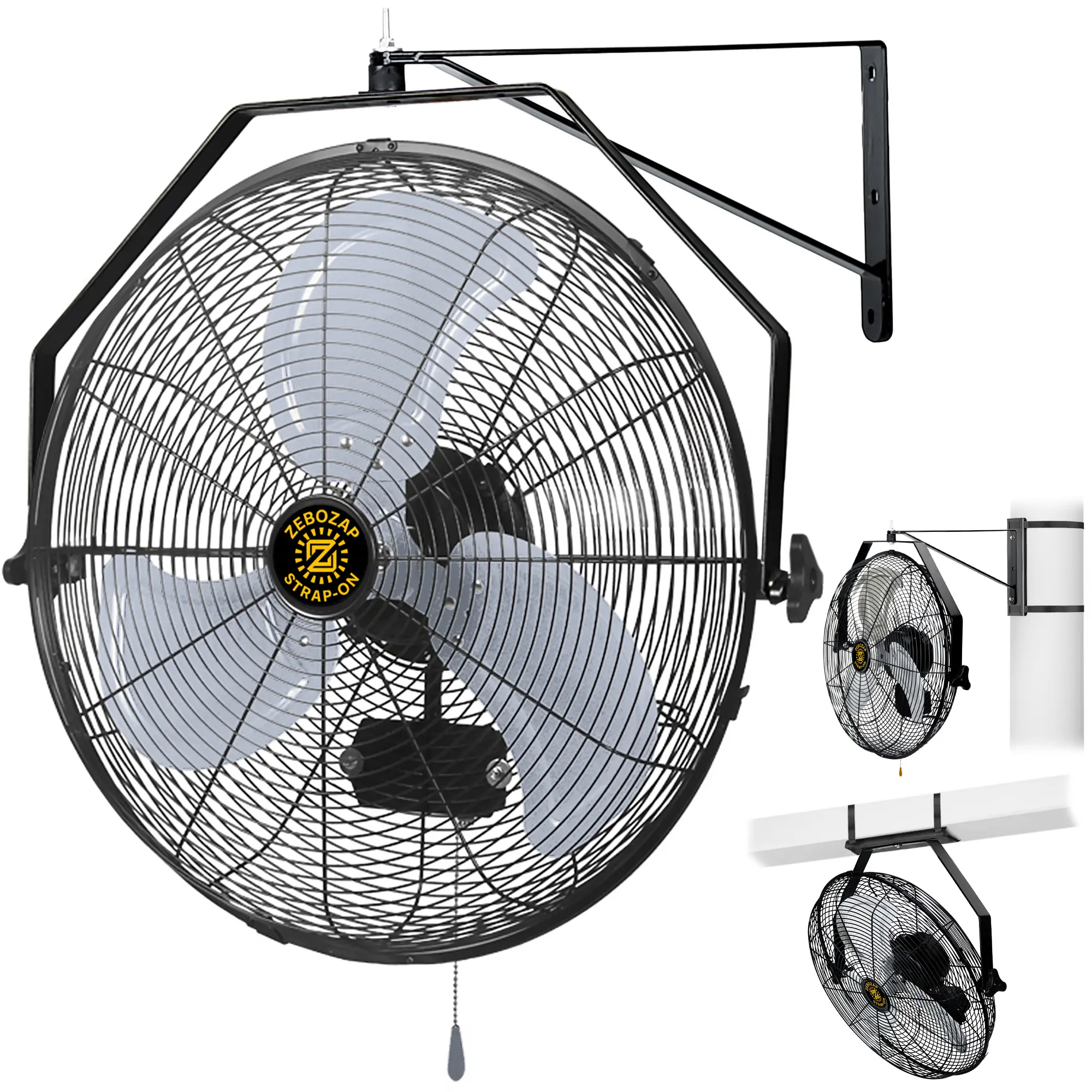 inch 24 ZIMOFLL Amazon.com: 3個セット Fan Mounted Waist Outdoor Outdoor Patios For Fans Ceiling 扇風機・サーキュレーター