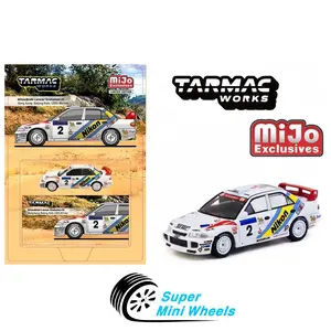 Tarmac Works 1:64 Mitsubishi Lancer Evolution III #2 HK-Beijing Rally 1995 Winner