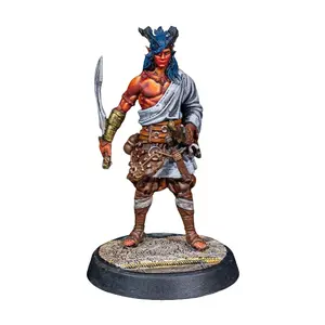 Handcrafted Rise of the Necromancer Kamus Resin 3D Miniature - Fully Customizable, Paintable Fantasy RPG Figure for DnD Tabletop Game Masters, Players, House Decoration Statue with Endless Creative Possibilities