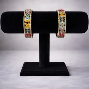 Gulbahaar Pastel Bloom Bangles