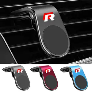 Car Phone Holder GPS Mount Holder Air Vent Clip, 360 Metal Magnet Phone Stand for Volkswagen Vw Rline Polo Golf Mk8 Passat Tiguan, Universal Smartphone Holder, Cell Phone Holder