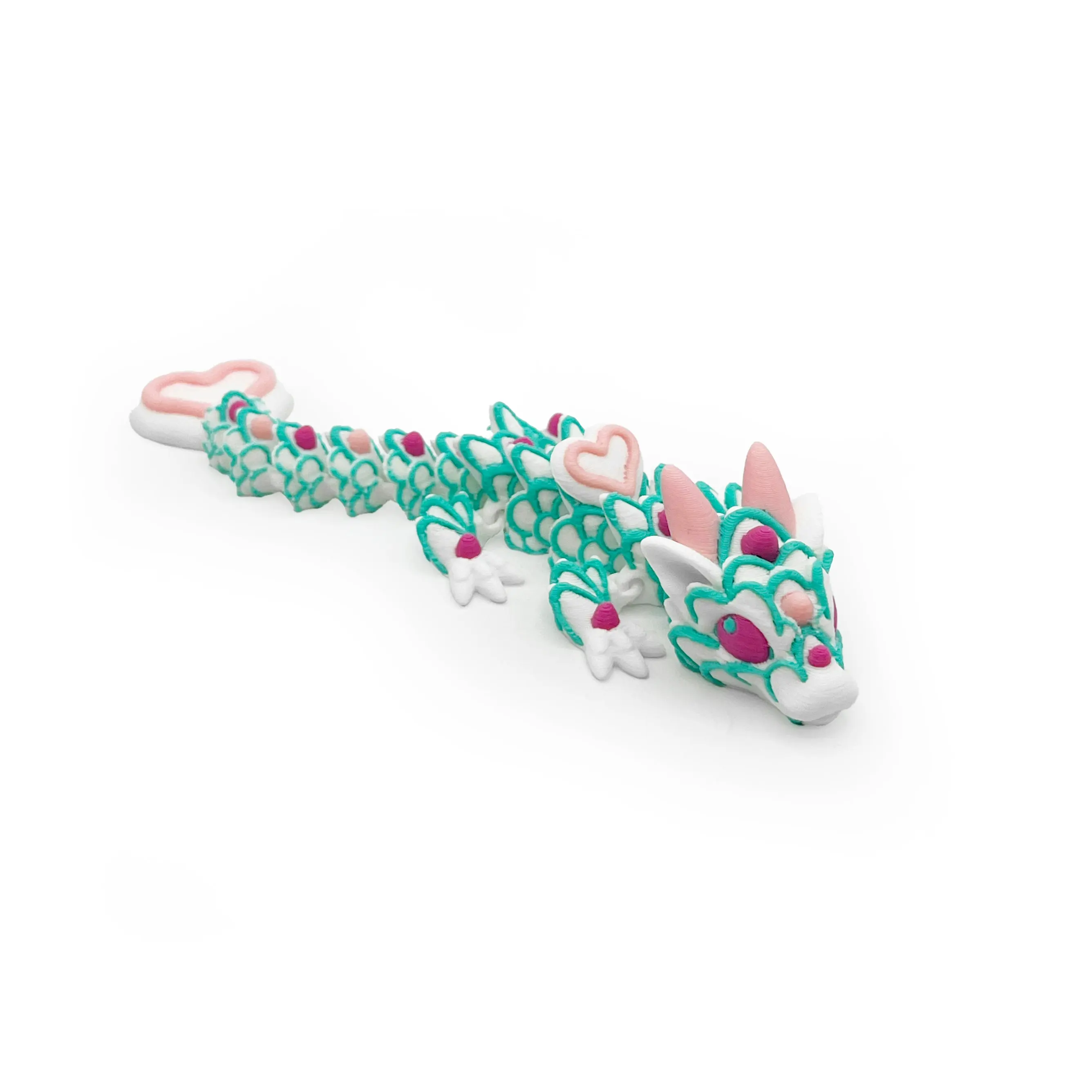 Sugar Cookie Heart Dragon - Pastel Frosted