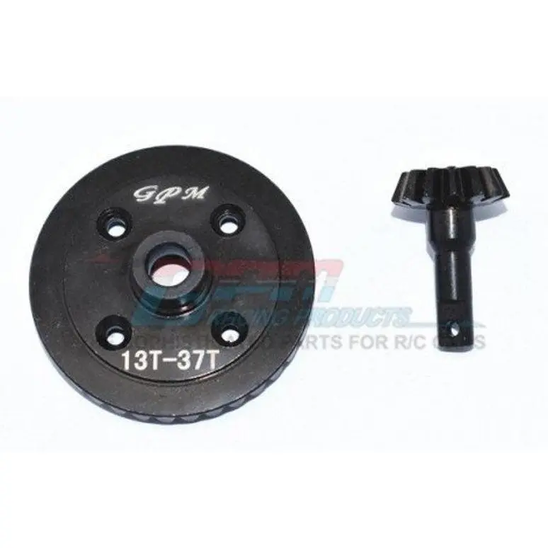 GPM Harden Steel 45 Front Differential Ring Gear & Pinion Gear Black