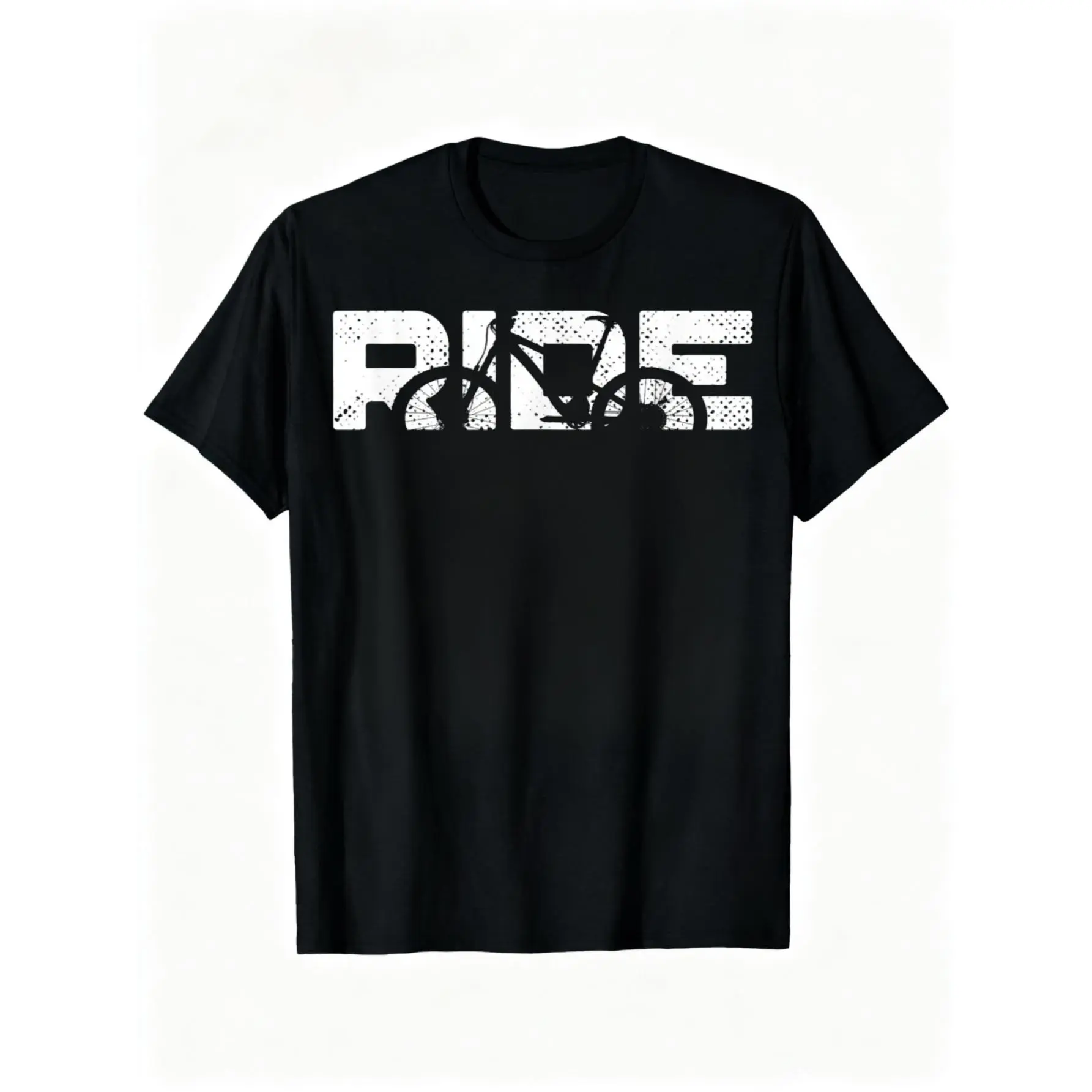 100% Cotton Vintage MTB T Shirt - RIDE Mountain Bike T-Shirt