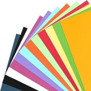 100/200/300 Large Colorful Cardstock, 250g Thick Handmade Card Paper, 20 Colors Each 5 Sheets, Ideal for Crafts and DIY Projects