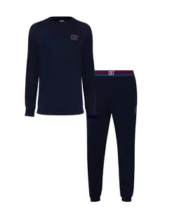 CR7 Men's Loungewear Set- Pants, Long Sleeve with Gift Box