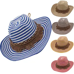 Men Women Straw Jazz Fedora Hat Trilby Cuban Sun Cap Panama Short Brim Summer