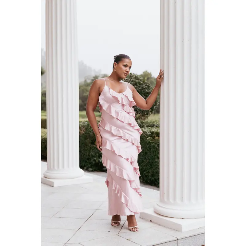 open lace back dress The Eliza Dress | Smocked Elastic Dress