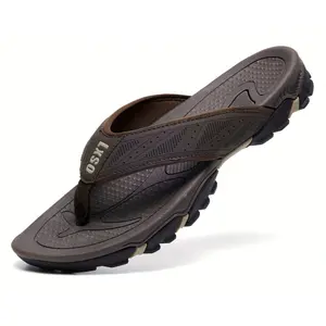 LXSO Casual Thong Sandals Mens Comfort Sport Indoor and Outdoor Beach Comfort Flip Flop Black Thick Bottom Slippers Open Toe Flip Flops Walking Shoes Summer Footwear #outdoorfun #TikTokShopSummerTurnup #fathersdaygift
