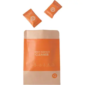 Eco Multi-Surface Cleaner Refill Tablets 12-Pack - Plastic-Free, -Based,  - Just Add Water - Replaces 12 Plastic  Bottles - Orange Scent
