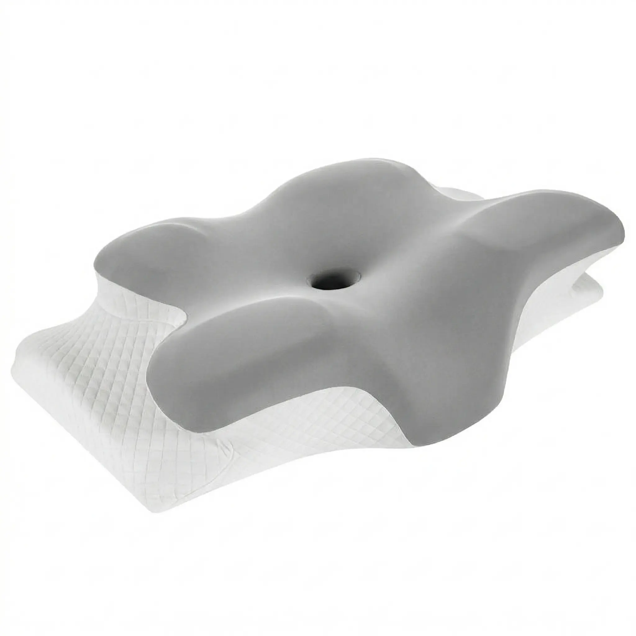 Mellow Cloud Pillow - Cervical Memory Foam for Neck & Shoulder Pain Relief, Adjustable Ergonomic Contour with Cooling Gel, Breathable Fabric, Customizable Inserts, Perfect for Side Back & Stomach Sleepers