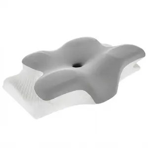 Mellow Cloud Pillow - Cervical Memory Foam for Neck & Shoulder Pain Relief, Adjustable Ergonomic Contour with Cooling Gel, Breathable Fabric, Customizable Inserts, Perfect for Side Back & Stomach Sleepers