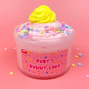 Ruby’s bunny cake slime | 7oz slime | cloud cream slime | perfect for beginners