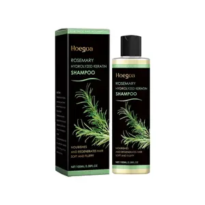 100ml Organic Rosemary Hair Growth Hydrate Shampoo - Alcohol-Free Adult Haircare Cleanser with Plant Extracts, Cleansing, Oil-Control, Anti-Dandruff, Nourishing Formula for Any Daily Use & Smooth, Manageable Hair