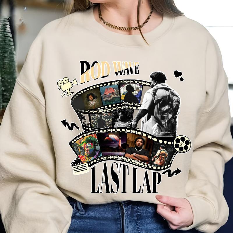 Rod Wave The Last Lap 2024 Shirt, Sweatshirt, Hoodie, Rod Wave Pink Sweatshirt, Concert Tour Shirt, Rapper Shirt, Classic Fashion, Easy to Wear, Just Throw It On
