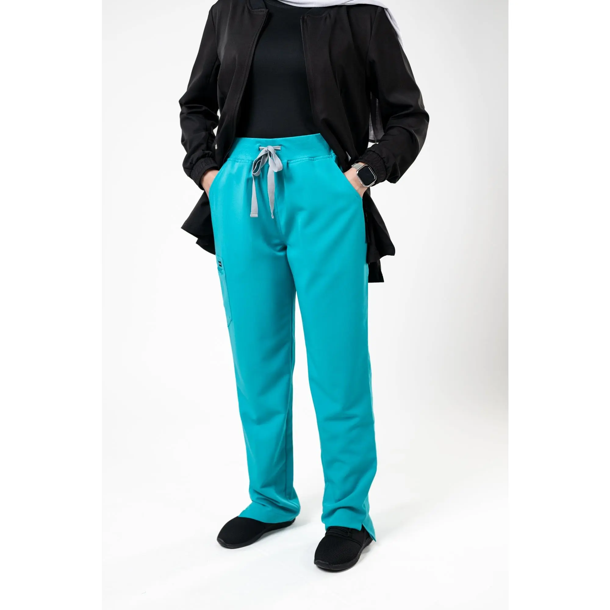 Modest Straight Pants Teal