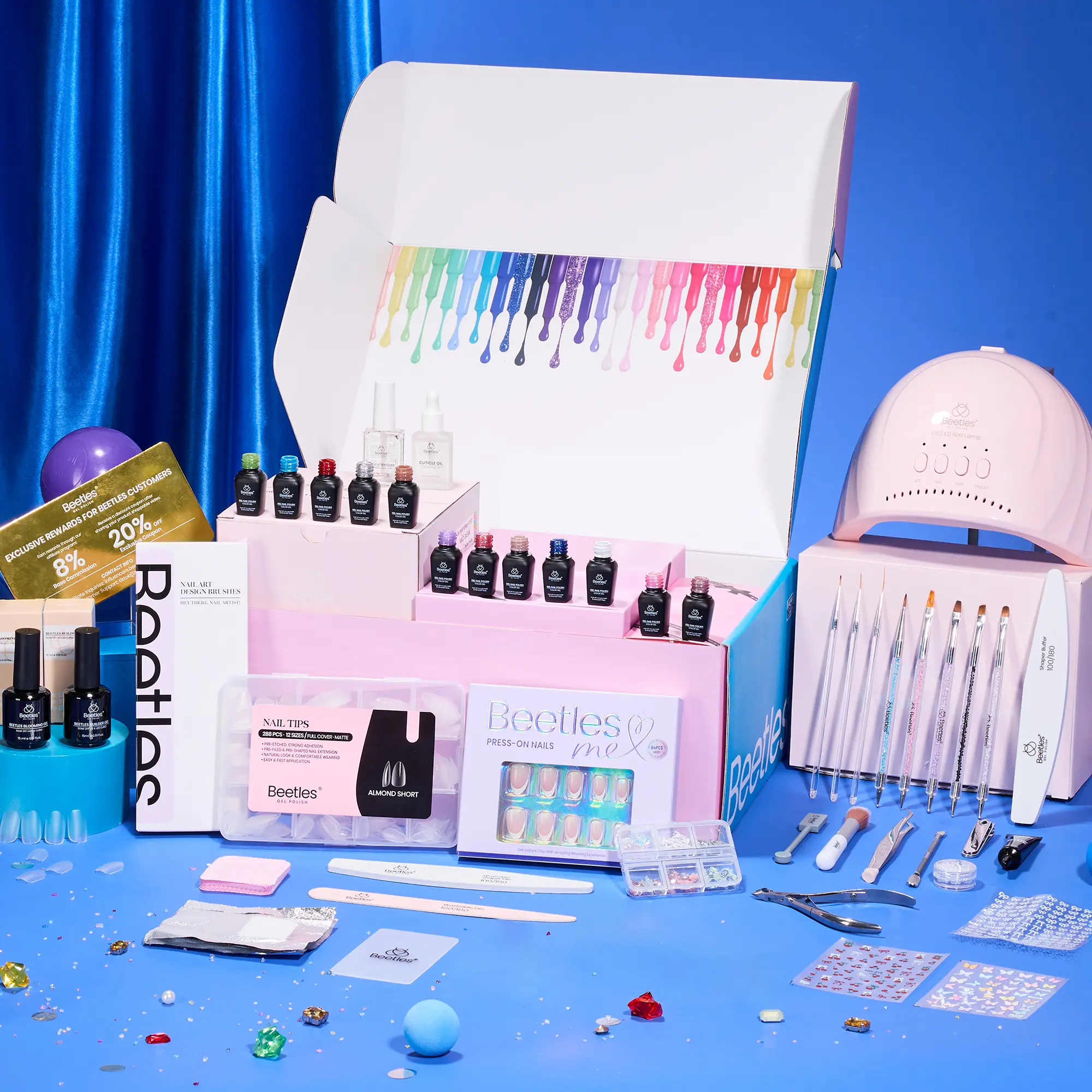 Wild Gleam-36 Color Deals Box with UV Lamp