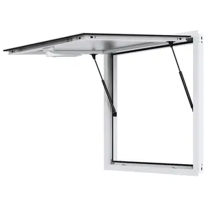 VEVOR Concession Window for Food Truck, 36"x36" Aluminum Alloy Food Truck Service Window, Up to 85 Degrees Stand Serving Window with Awning Door & Drag Hook,  for Food Trucks Concession Trailers