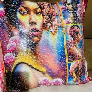 Custom Sequins Pillow Cover