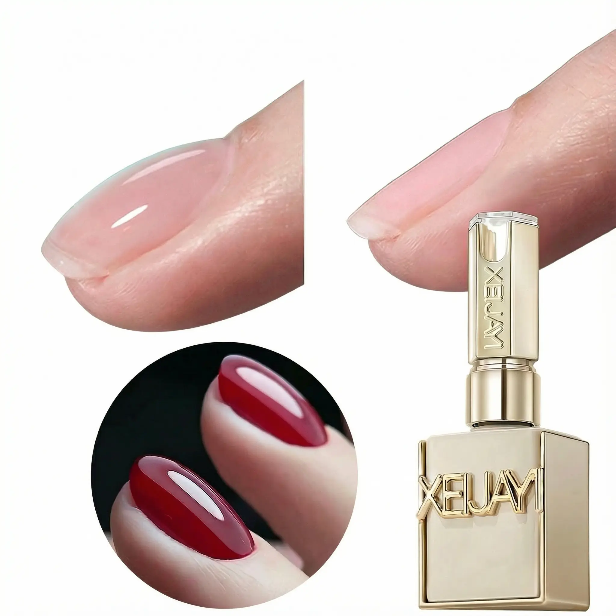 Clear Builder Gel Reinforcing Nail Builder Gel for Strong Nails 15ml Essential for Daily Use and Durable Nail Support