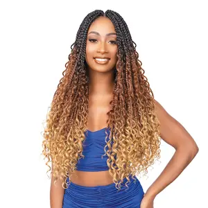 Janet Collection Crochet Braids Nala Tress 3X Boho Box Deep Braid 26"