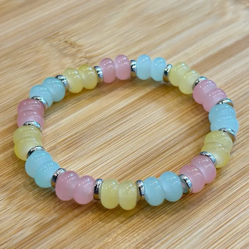Fairy Floss Stretch Bracelet 6 inch