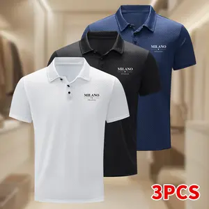 Men’s 3-piece lightweight luxury summer essential set featuring a turn-down collar design—high-end, delicious, breathable, comfortable, stylish, and multifunctional.Henry Shirt