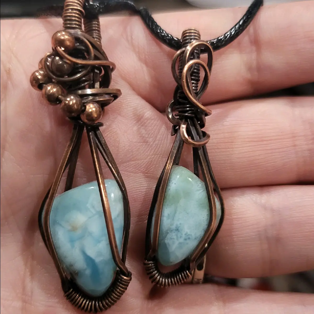Larimar Pendants