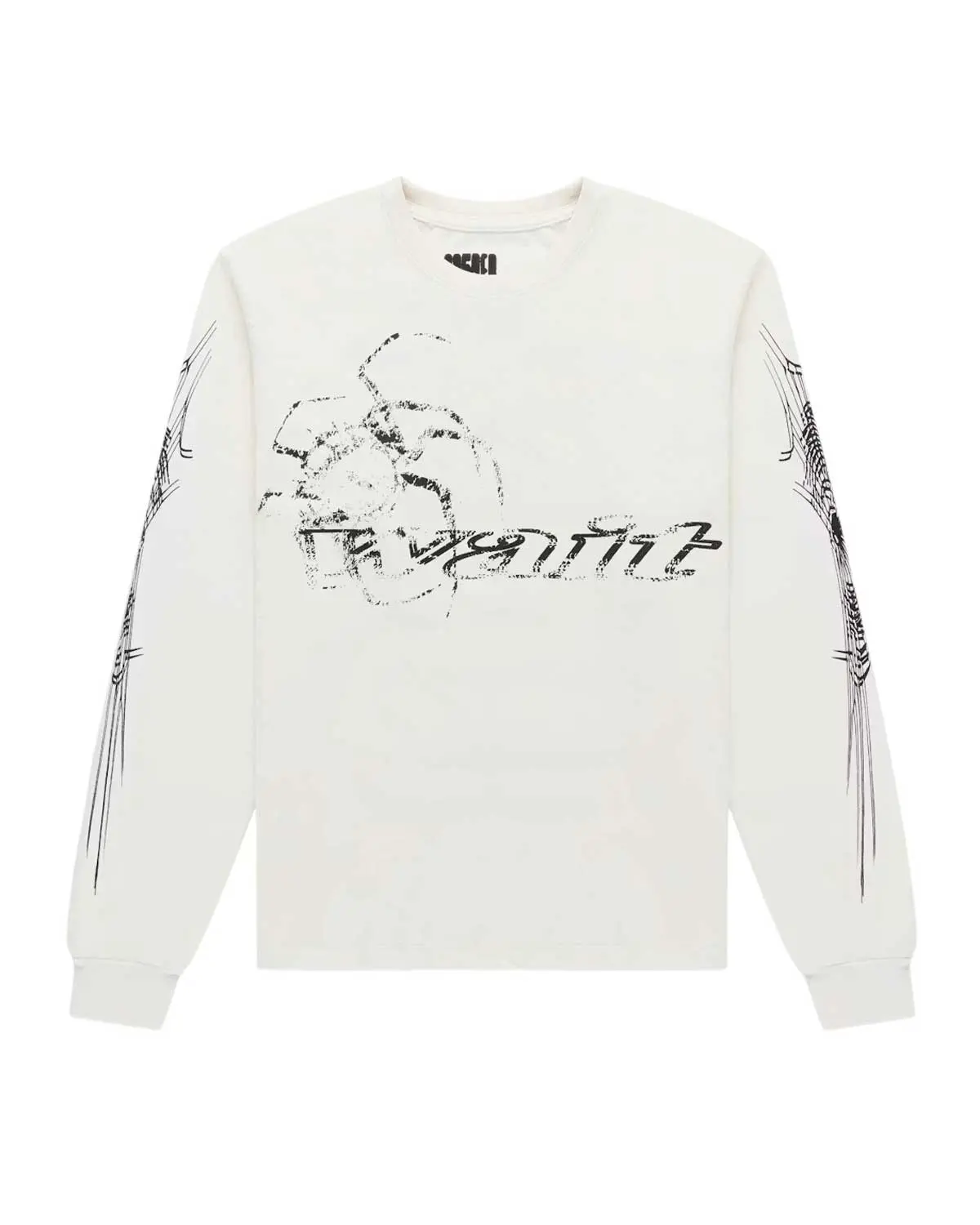 Sp5der Wait L/S Tee White