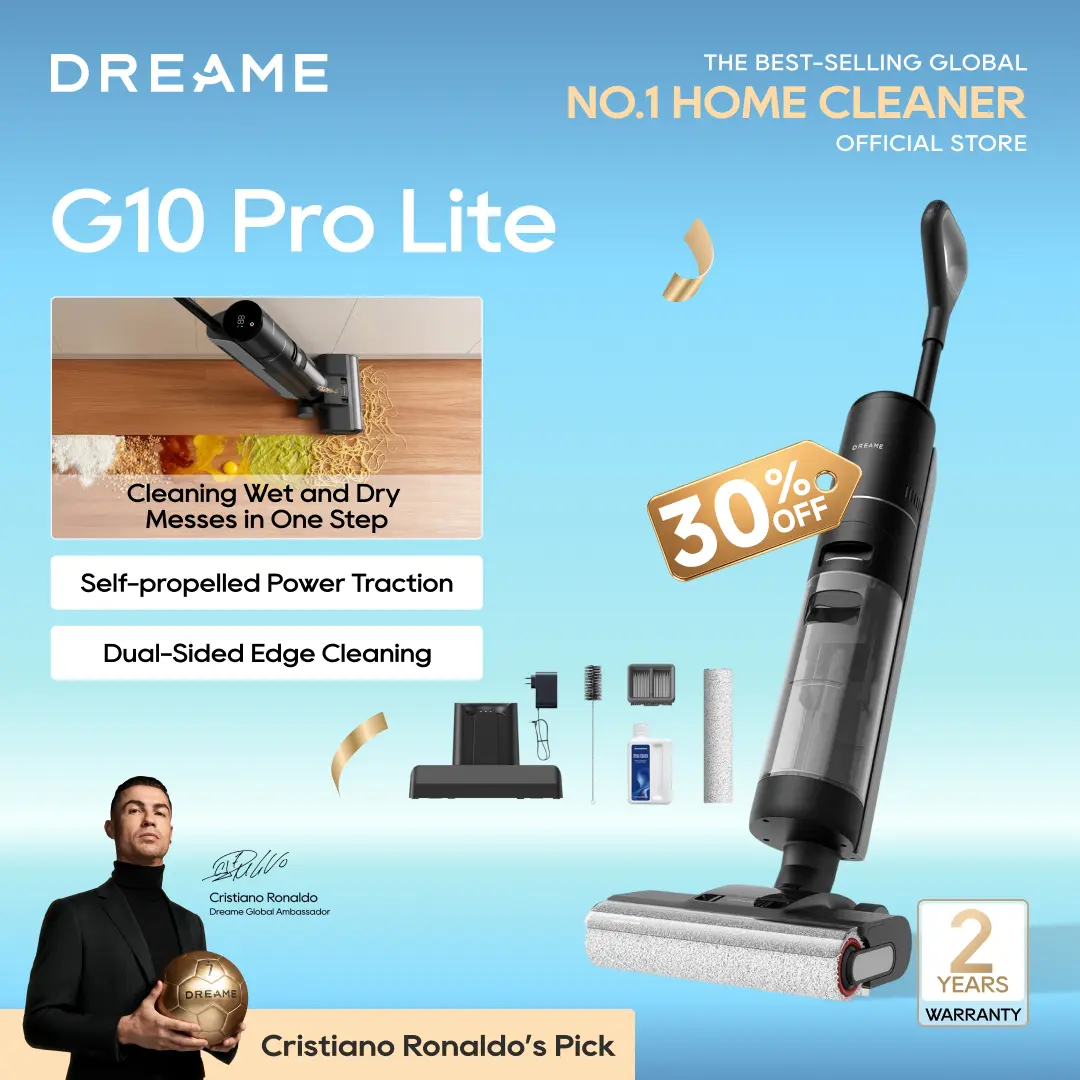 DREAME G10 Pro Lite Vacuum Mop, Wet Dry Vacuum Cleaner, Cordless Vacuum Mop All in One for Hard Floors DREAME G10 Pro Lite Vacuum Mop, Wet Dry Vacuum Cleaner, Cordless Vacuum Mop All in One for Hard Floors