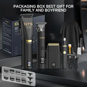 GTS Hair Clippers for Men Professional 4-in-1 Barber Kit