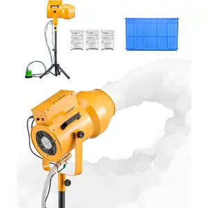 VEVOR Foam Machine, 115 W Party Foam Cannon, Portable Foam Maker with a Tripod Stand, Powerful Foam Party Machine, for Backyard, Pool, Outdoor Events, Birthdays, Celebrations and Party, Grey YellowVEVOR Super Brand Day