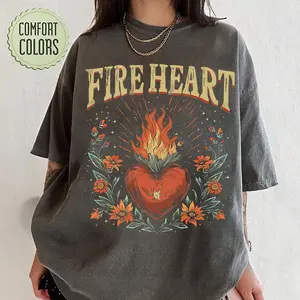 Vintage Comfort Colors Aelin Galathynius Tshirt, Fireheart To Whatever End