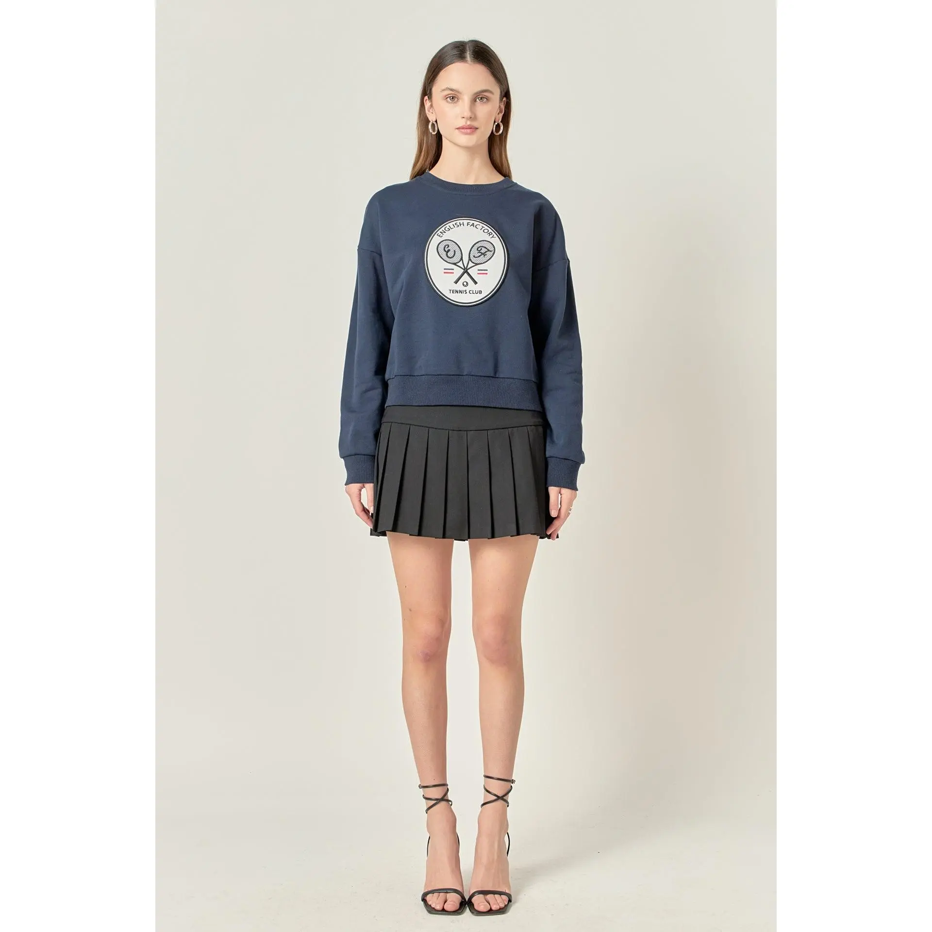 Velvet Patch Sweatshirt