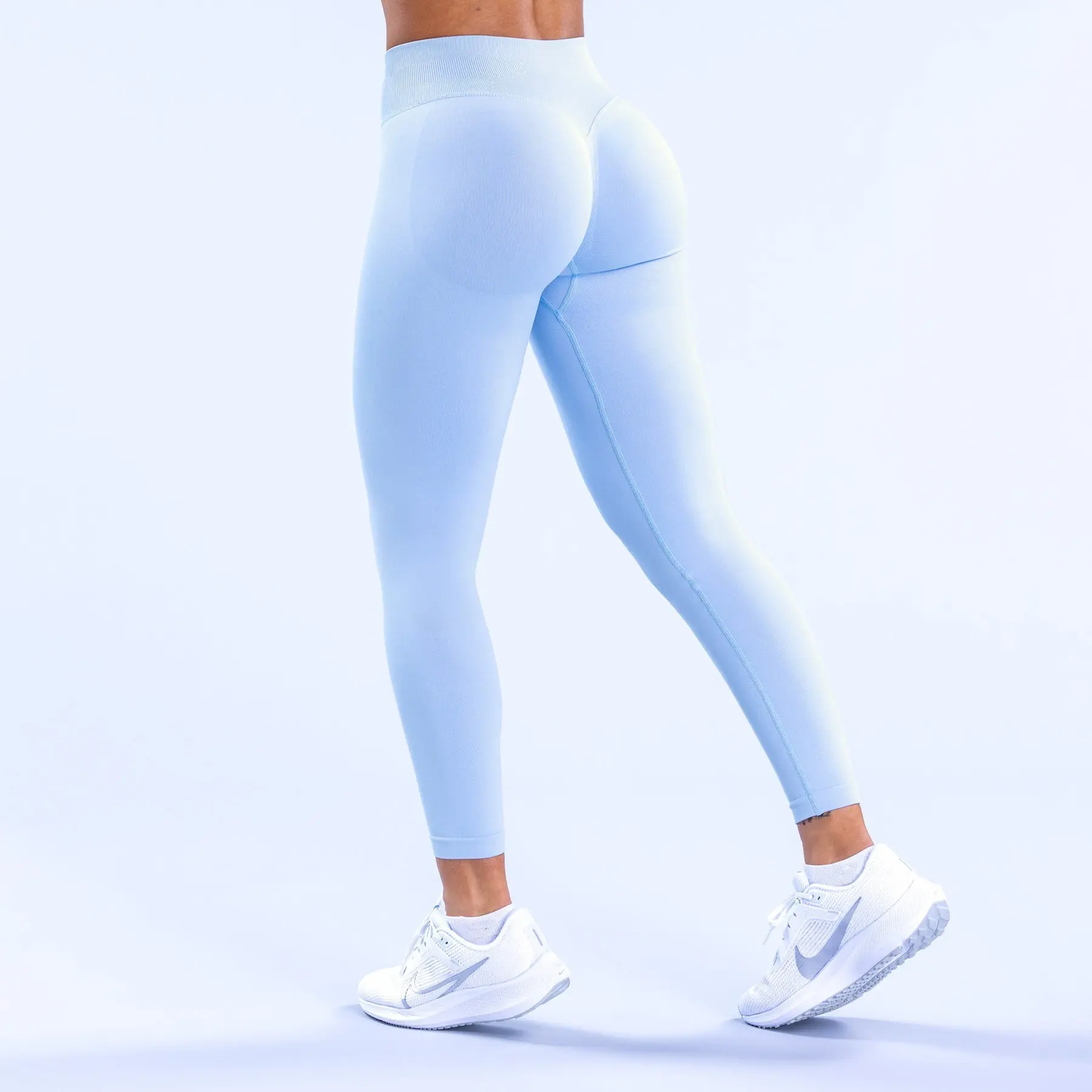 (New Color) I.M.P.A.C.T Leggings 2026 with Logo Low Waist Ribbed Band Women's Seamless Leggings High Stretch Durable 90% Nylon 10% Elastane Fabric Subtle Glute Contour