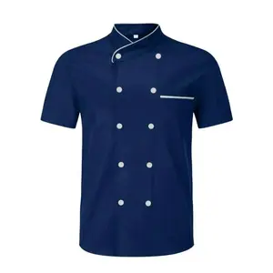 Double-Breaed Men's Chef Uniform Reaurant Catering Cooking Clothes