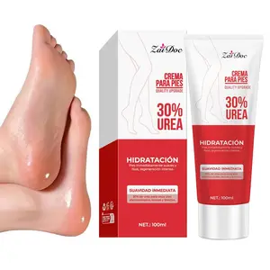 ZaiDoc 30% Urea Foot Cream for Cracked Feet Deeply Moisturizes & Exfoliates 100ml Tube Immediate Hydration Tender Feet Quality Upgrade