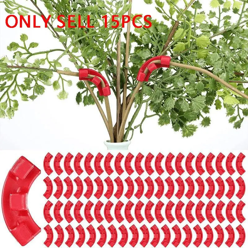 15pcs Plant Bending Clips, Training Clips For Plant, Plant Growth Low Pressure Training Supplies, Plant Holders, Plant Accessories Indoor