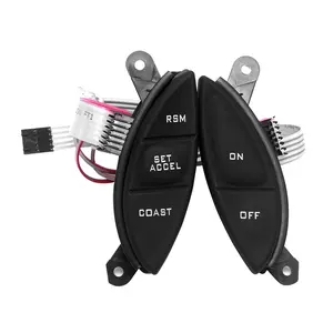 Steering Wheel Mounted Cruise Control  Buttons Kit Replacement Fit for 1998-2003   2001-2005  Explorer  Trac F150 Mercury Mountaineer B3000 F87Z9C888BB (Black)