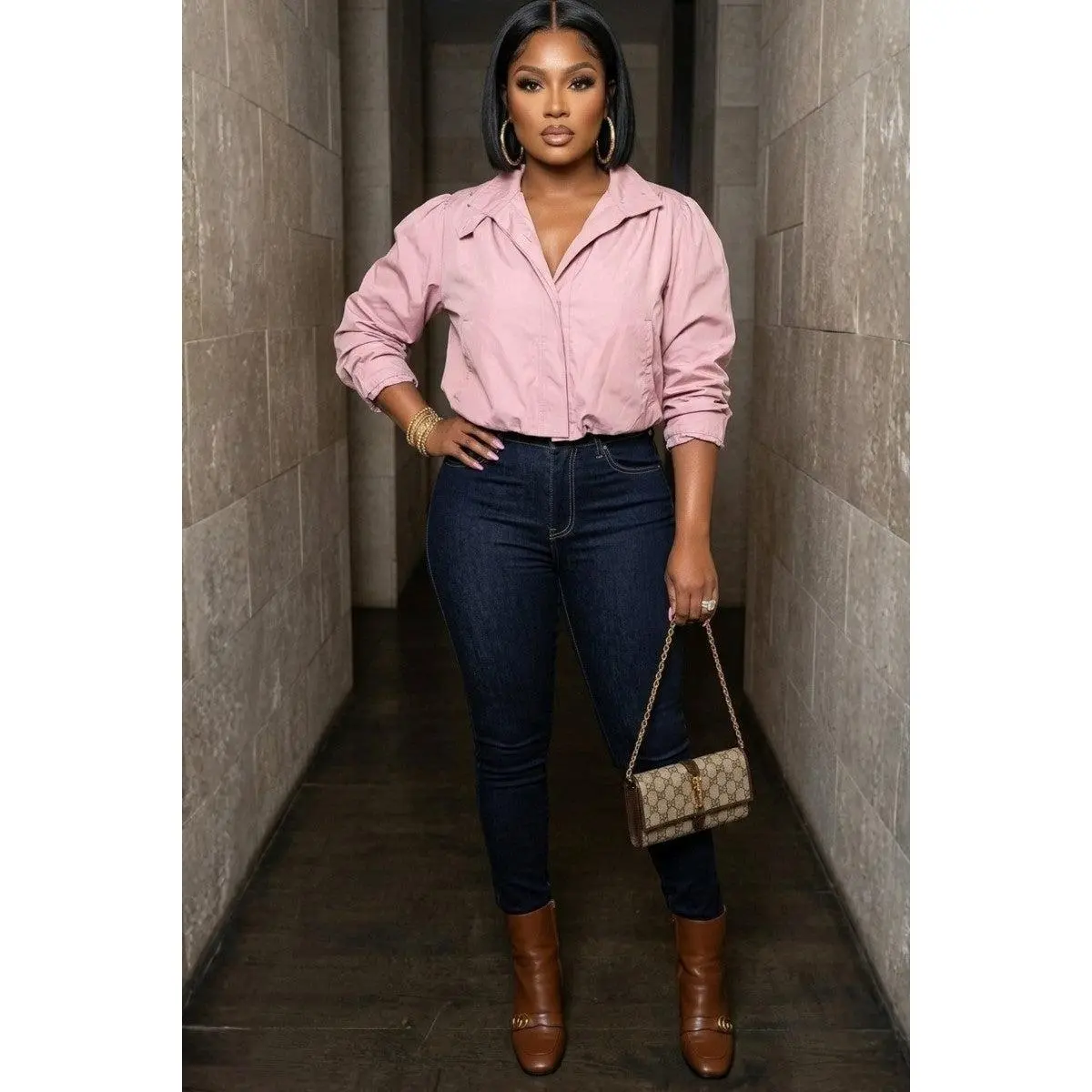 Drama Blush Jacket